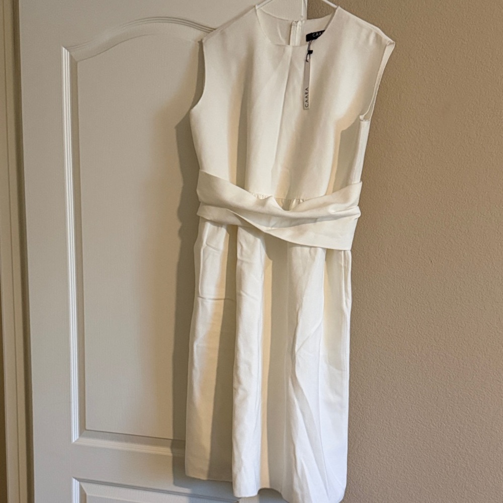 Chic Ivory white  Midi Dress
